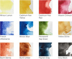 winsor & newton professional watercolor paint set, field showing dimensions
