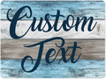Custom Sign, Custom Street Sign, 11 Font Colors, 13 Font Styles, 4 Hole Options
