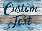 Custom Sign, Custom Street Sign, 11 Font Colors, 13 Font Styles, 4 Hole Options