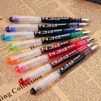 EYEYE Disposable Fountain Pens, 8 Pack Multicolor Fine Point Fountain Pens - Image 4