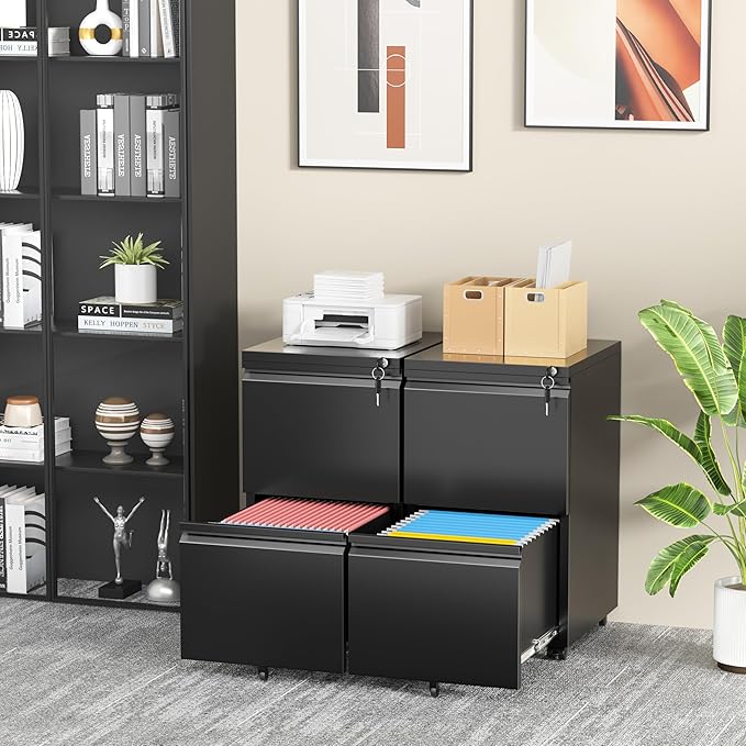 INTERGREAT 2 Drawer File Cabinet - Image 2