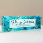 Personalized Name Plate for Desk, Custom Desk Name Plate, Acrylic Name Plate by EOBIBIFUN