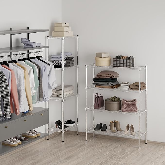 Regal Altair 14" Deep x 42" Wide x 54" Height Wire Shelving Kit | 4-Tier | NSF - Image 7