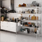 Regal Altair 24" Deep x 60" Wide x 74" Height Wire Shelving Kit | 5-Tier | NSF - Image 8