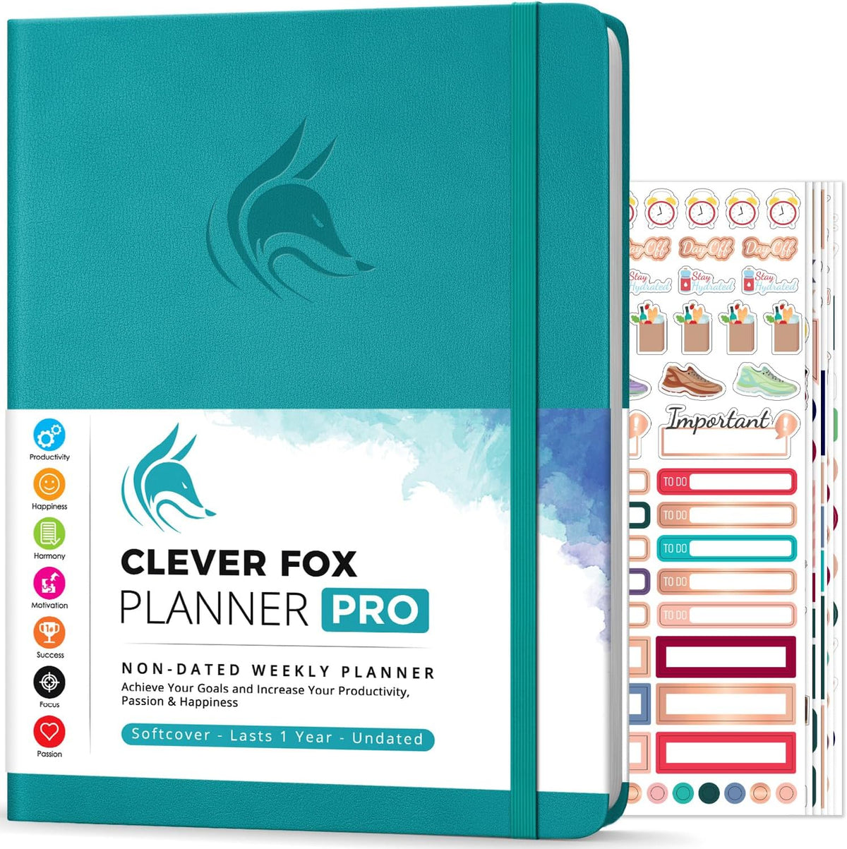 Clever Fox Planner PRO – Weekly & Monthly Life Planner to Increase Productivity