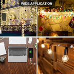 TidyHelper 105 PCS Christmas Light Clips, Adhesive Hooks - Image 6