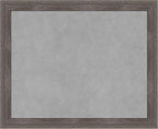 Amanti Art Grey Framed Magnetic Board 19x23 Small Vision Board by AmantiArt