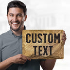 Custom Sign, Custom Street Sign, 11 Font Colors, 13 Font Styles, 4 Hole Options - Image 2