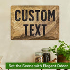 Custom Sign, Custom Street Sign, 11 Font Colors, 13 Font Styles, 4 Hole Options - Image 4