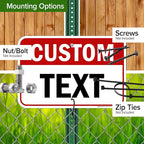 Custom Sign, Custom Sign for Business, Indoor/Outdoor use. 12x18 Inches - Image 5