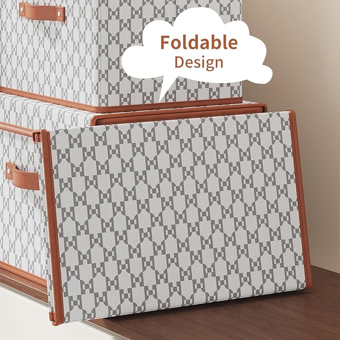Tuza 2 Pack Fabric Storage Bins - Image 6