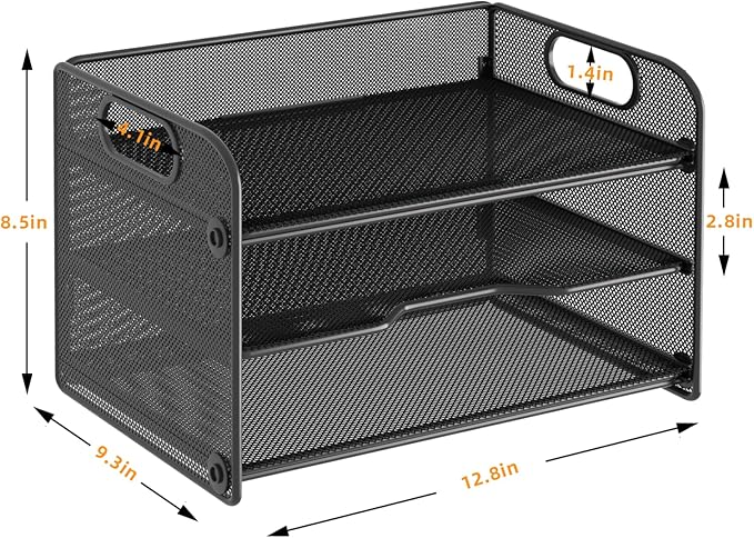 Samstar 3 Tier Letter Tray Paper Organizer - Image 6
