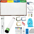 pmxboard 4 Column Magnetic Kanban Board, Scrum Board Flex Whiteboard Kit. Agile by pmxboard-makethingsvisual