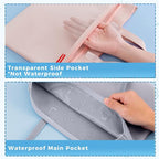 Pendancy Mesh Zipper Pouch A4 Size, Large Double Pocket Waterproof File Bag - Image 3