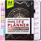 Life Planner - Undated Weekly & Monthly Planner, 12-Month Journey to Increase by FreedomMastery