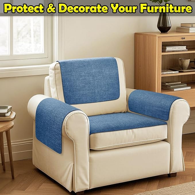 Couch Arm Covers, Waterproof Armrest Cover - Image 2