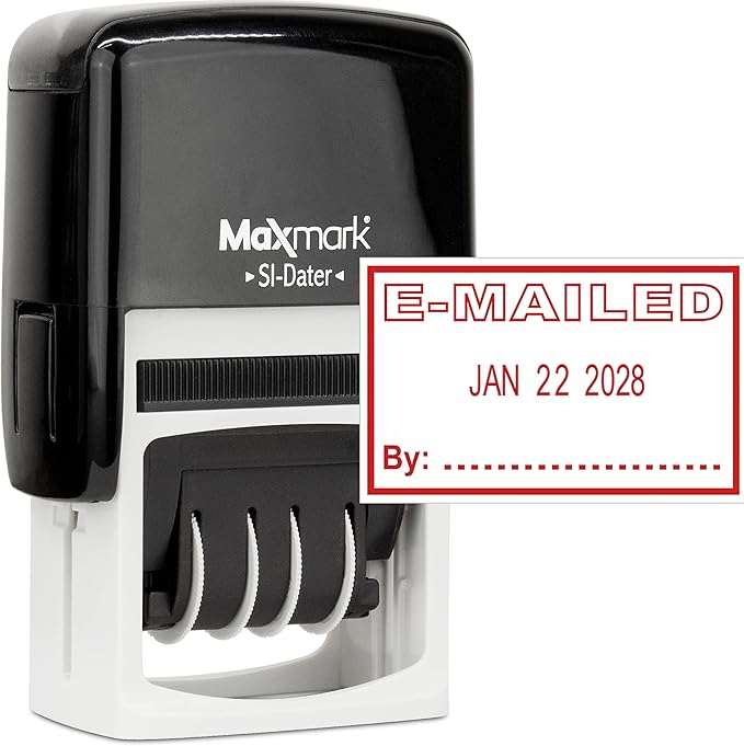 MaxMark Office Self Inking Date Stamp by Maxmark