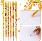 Kolewo4ever 200 Pieces Thanksgiving Pencils Assortment Cylinder Wood Pencil - Image 4