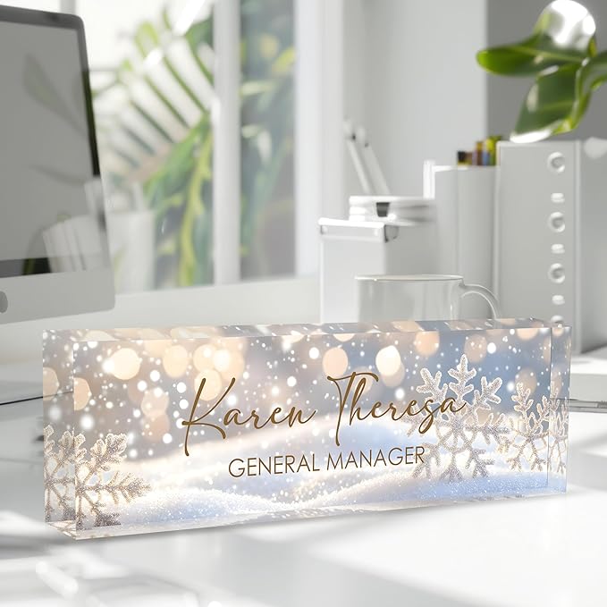 Custom Office Name Plate, Personalized Gifts - Image 2