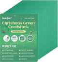 25 Sheets Christmas Green Cardstock by UnclePaul