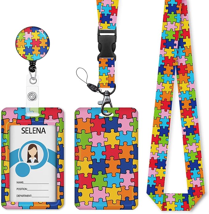 ID Badge Holder with Breakaway Lanyard, Lanyards by Mcapirivo