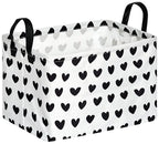 FUULOXE Rectangular Valentines Basket Storage Bin by Unknown