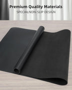 Leather Desk Pad Protector, Mouse Pad, Office Desk Mat, Non-Slip PU Leather - Image 2