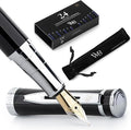 Wordsworth & Black Fountain Pen Set, Extra Fine Nib, Includes 24 Pack Ink by WordsworthBlack