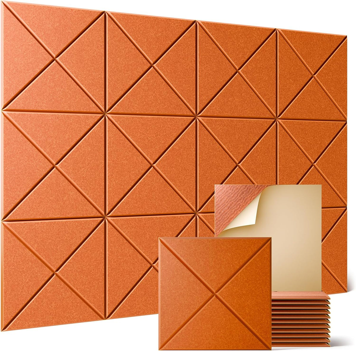 Sonicism 12 Pack X-Lined Acoustic Panels