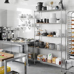Regal Altair 14" Deep x 48" Wide x 86" Height Wire Shelving Kit | 5-Tier | NSF - Image 7