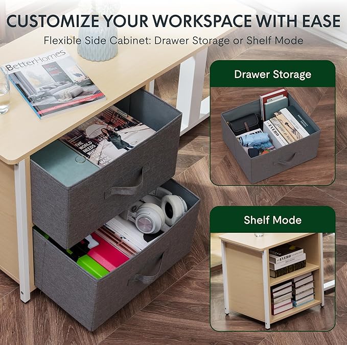 FLEXISPOT 63'' L Shaped Reversible Standing Desk - Image 4