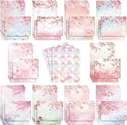 TaoBary 160 Pcs Stationery Paper Set 50 Double Sided Stationery Papers by TaoBary