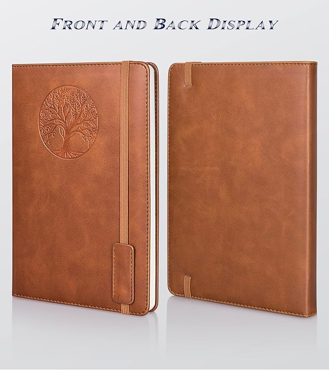 Biuwory Lined Journal Notebook for Women Men, 256 Pages A5 Hardcover Leather - Image 6