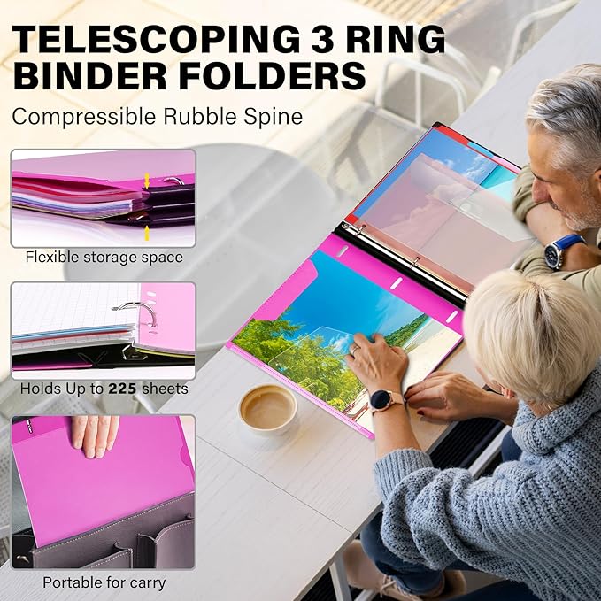 WOT I Telescoping Project Organizer, Refillable Binder - Image 2