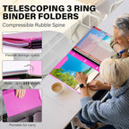 WOT I Telescoping Project Organizer 2-Pack, Refillable Binder - Image 2