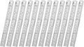 ZZTX Ruler Metal Straight Edge Stainless Steel Ruler 6 Inch Ruler Set Rulers by ZZTX