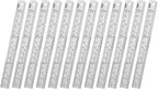 ZZTX Ruler Metal Straight Edge Stainless Steel Ruler 6 Inch Ruler Set Rulers by ZZTX