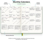 Roterunner Purpose Planner Notebook B5 7.5”x9.8” Undated Planner 2025 Daily - Image 3