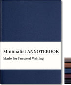 CAGIE Lined Journal Notebook for Men & Women, 176 Pages A5 Medium Size by CAGIE
