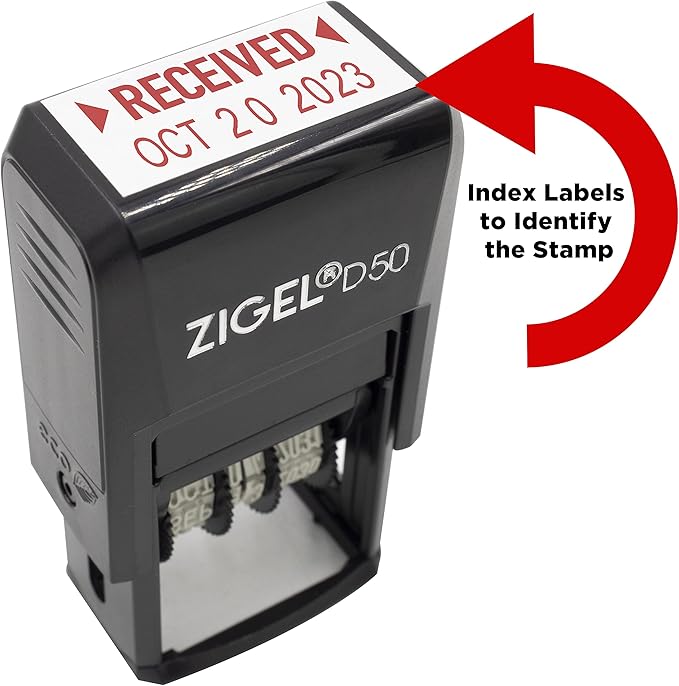 ZIGEL D50 Date Stamp with DEPOSITED - Image 5