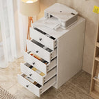 TUSY 5 Drawer File Cabinet - Image 4