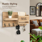 Lwenki Mail Organizer for Wall Mount – Key Holder - Image 4