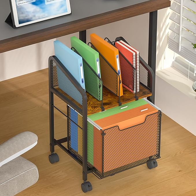 Tiaoheka Rolling File Cabinet by Tiaoheka
