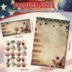 TaoBary 160 Pcs Stationery Paper Set 50 Double Sided Stationery Papers - Image 4