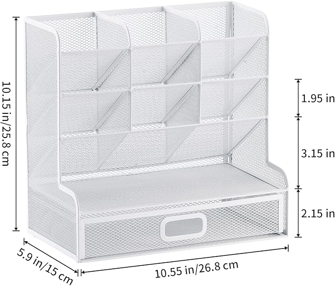 Marbrasse Mesh Desk Organizer - Image 5