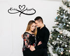 Personalized Valentine's Day Gifts, Personalized Infinity Metal Sign, Custom - Image 3