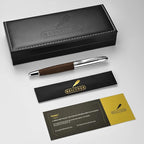 BEILUNER 318 Luxury Leather Pen, Full Grain Oil Tan Crazy Horse Cowhide Leather - Image 8