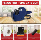 Perco Pro 1 Line Date Gun, 8 Digit 1 Line Date Label Gun Preloaded - Image 2
