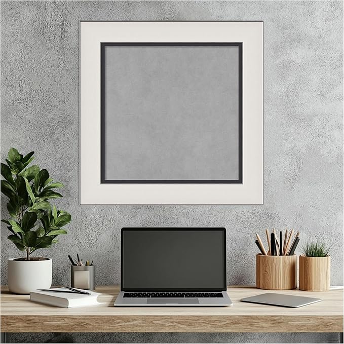 Amanti Art Silver Framed Magnetic Board 22x22 Small Vision Board - Image 6