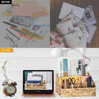 Boershun Desk Organizer – Countertop Mail Organizer, Magazine Holder, Boho - Image 6